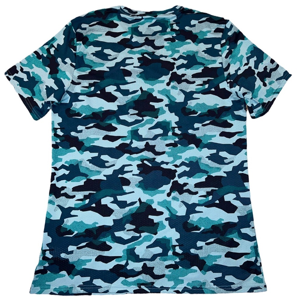 Gymshark Arrival T-Shirt Teal Camo - Picture 5 of 6